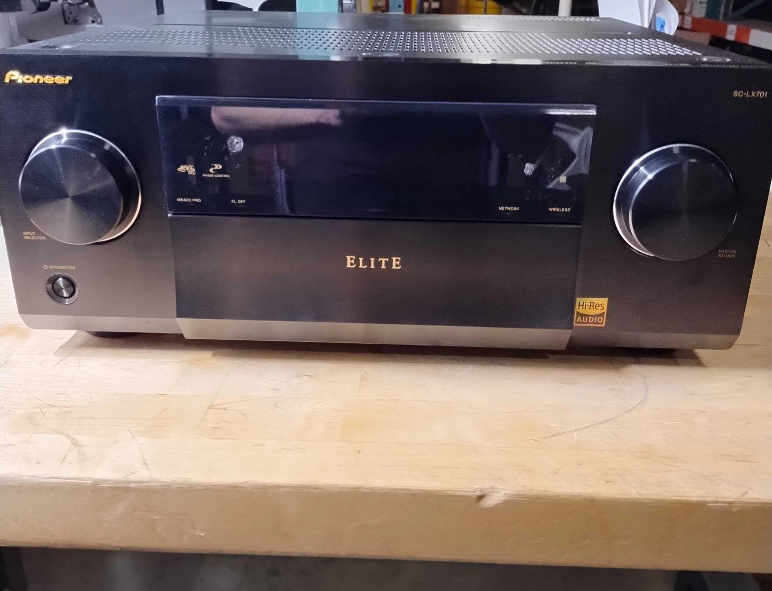 PIONEER ELITE SC-LX701 9.2-CHANNEL NETWORK A/V RECEIVER - USED, NO REMOTE