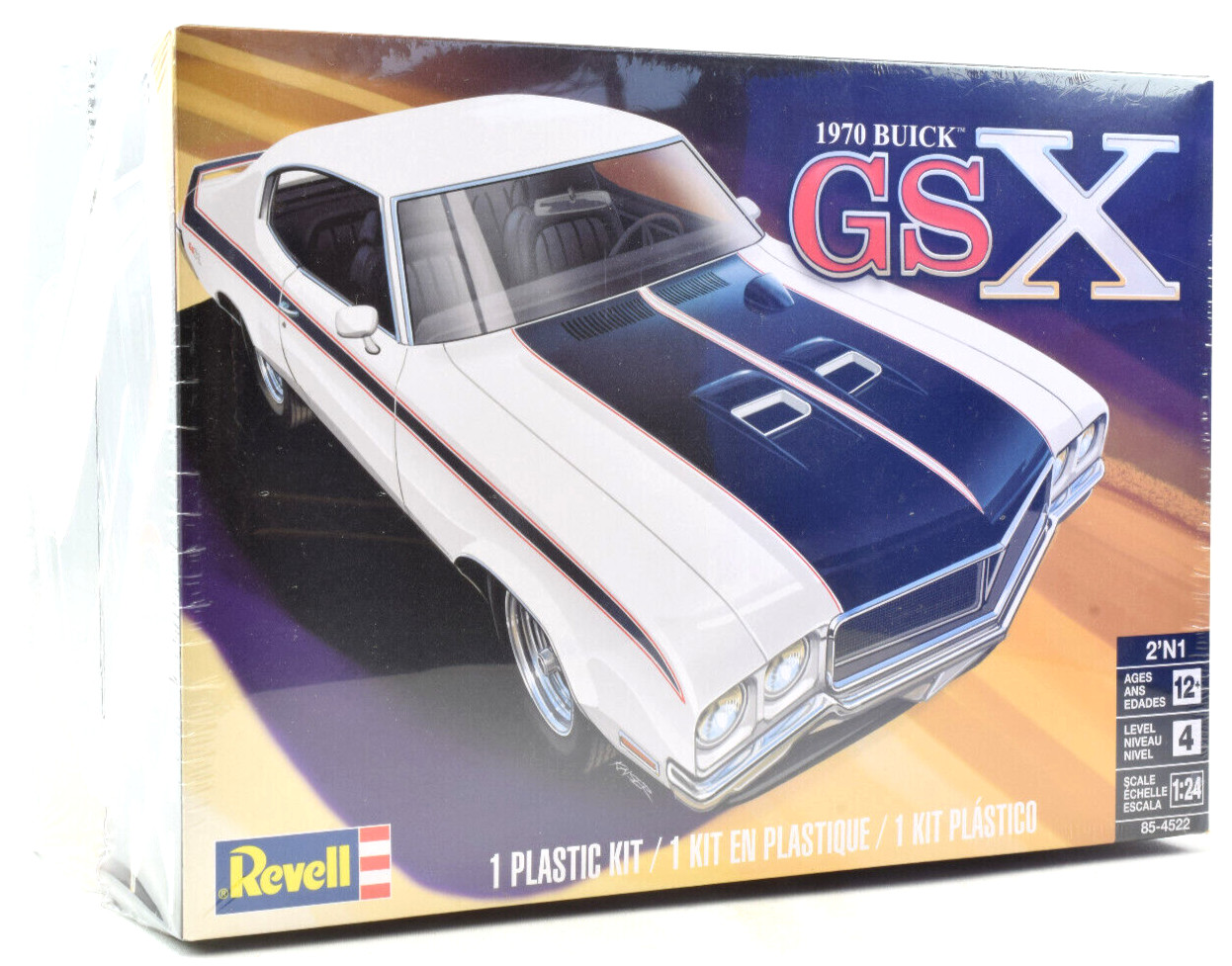 Revell 1970 Buick GSX 2-In-1 1/24 Scale Plastic Model Car Kit 85-4522