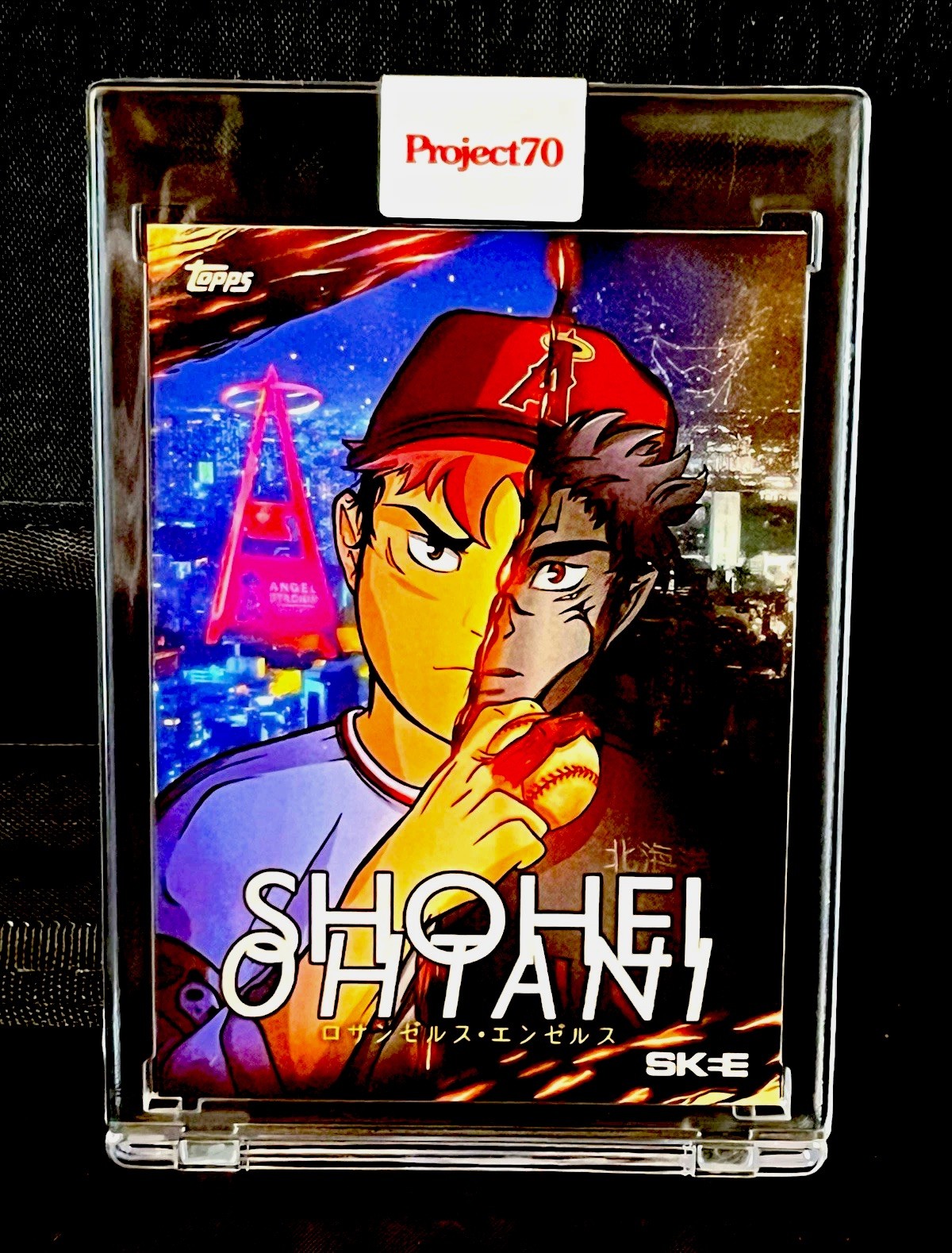 Topps 2021 Project 70 Shohei Ohtani Los Angeles Angels #324 Insert Art