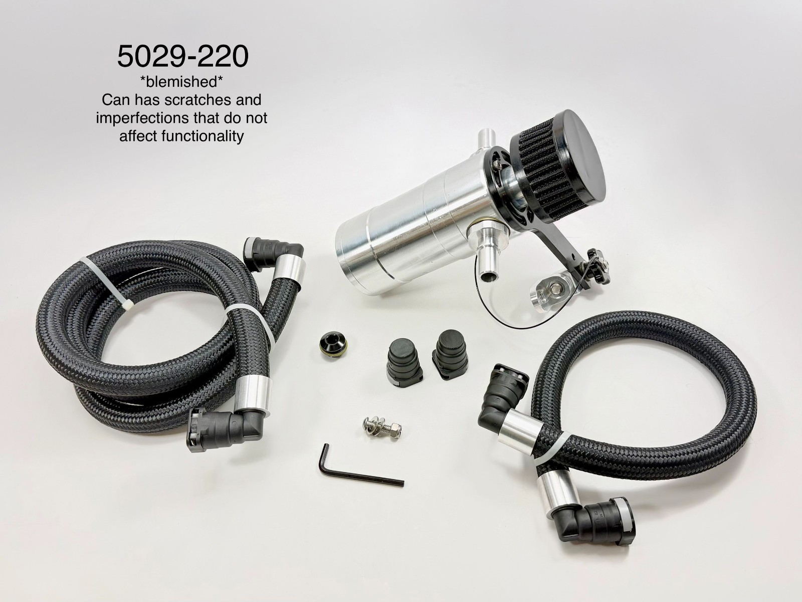 For 11-23 Mustang GT Dual Inlet Breather Tank System Plug N Play ™ Can Coyote
