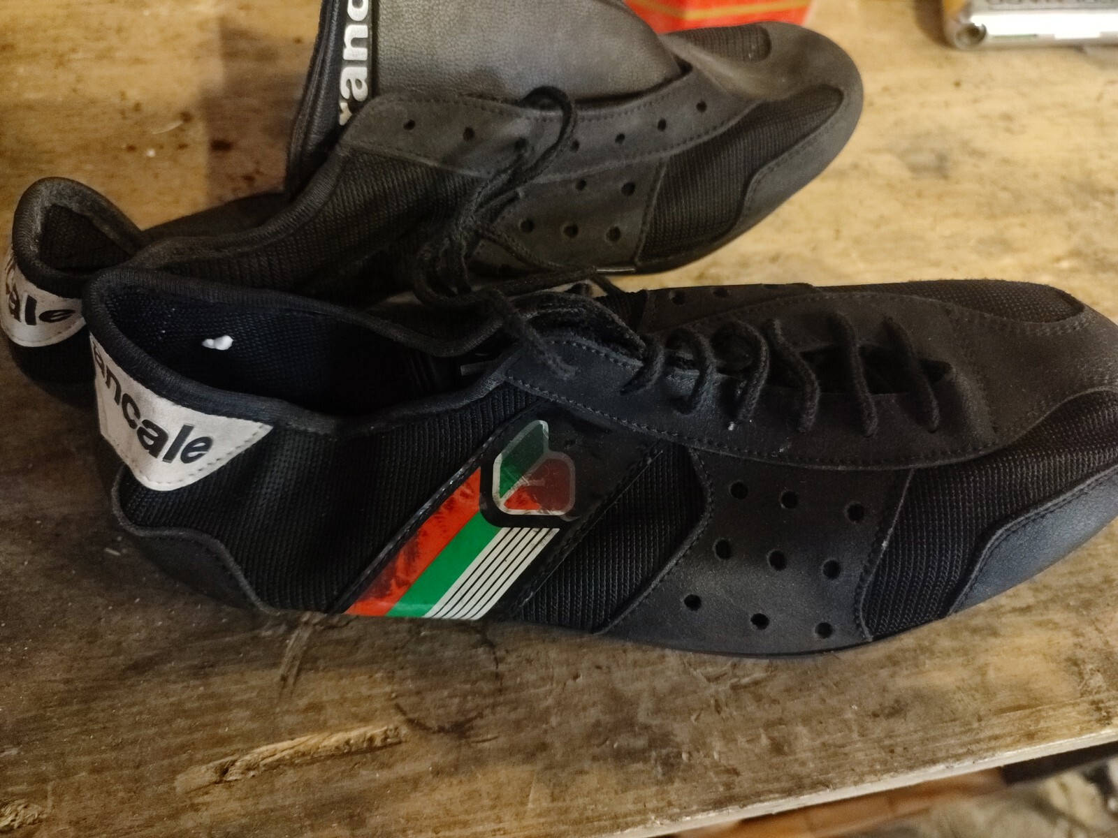 Nos Brancale Vintage Cycling Shoes Colnago X Eroica New Mint Made In Italy Sz 39