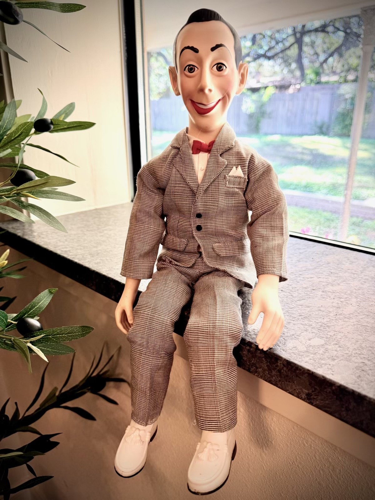 Vintage 1987 Pee-Wee Herman Talking Pull String Doll Matchbox Works Fast Talkin