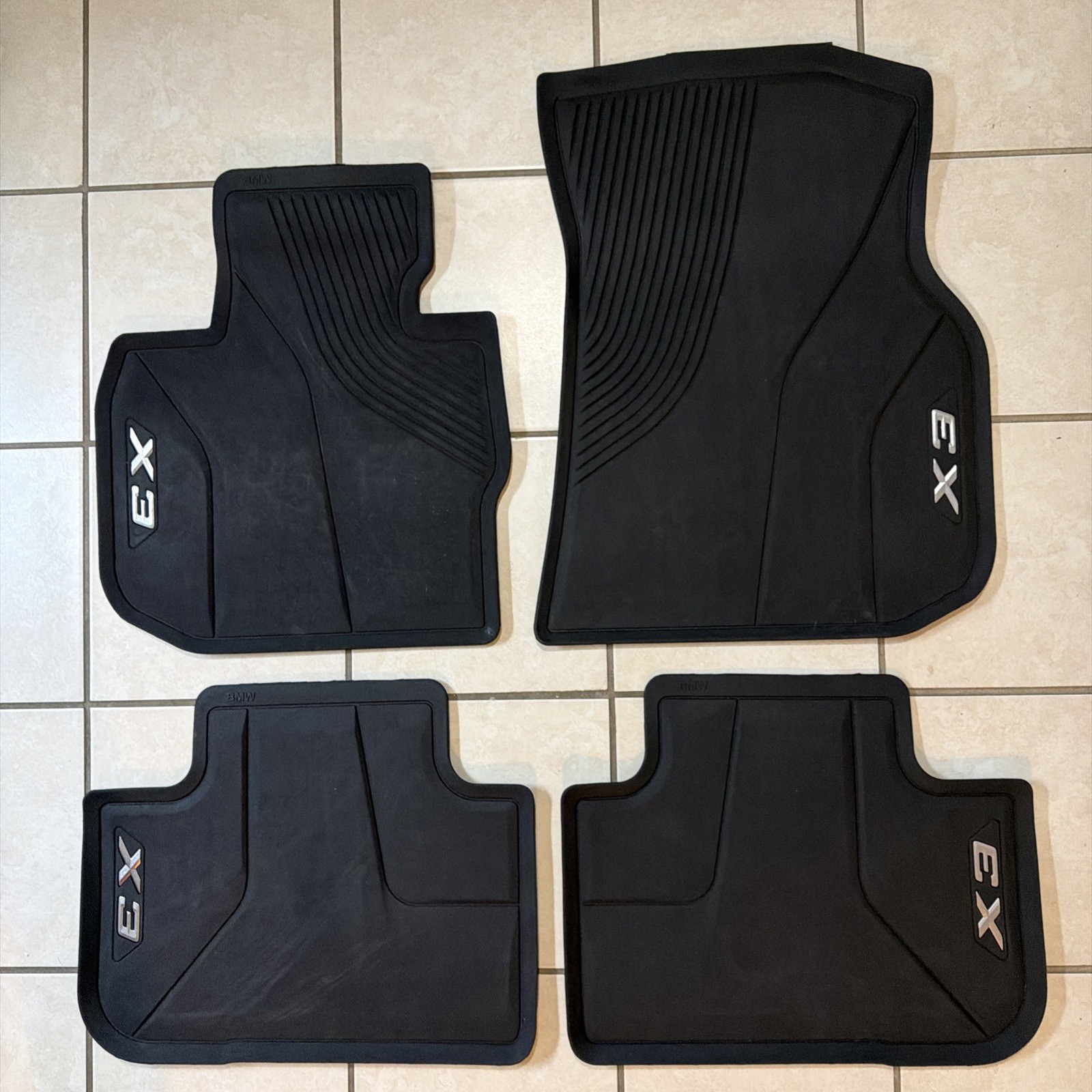 2018-2024 BMW X3 G01 Oem All Weather Factory Floor Mats Genuine 4pc