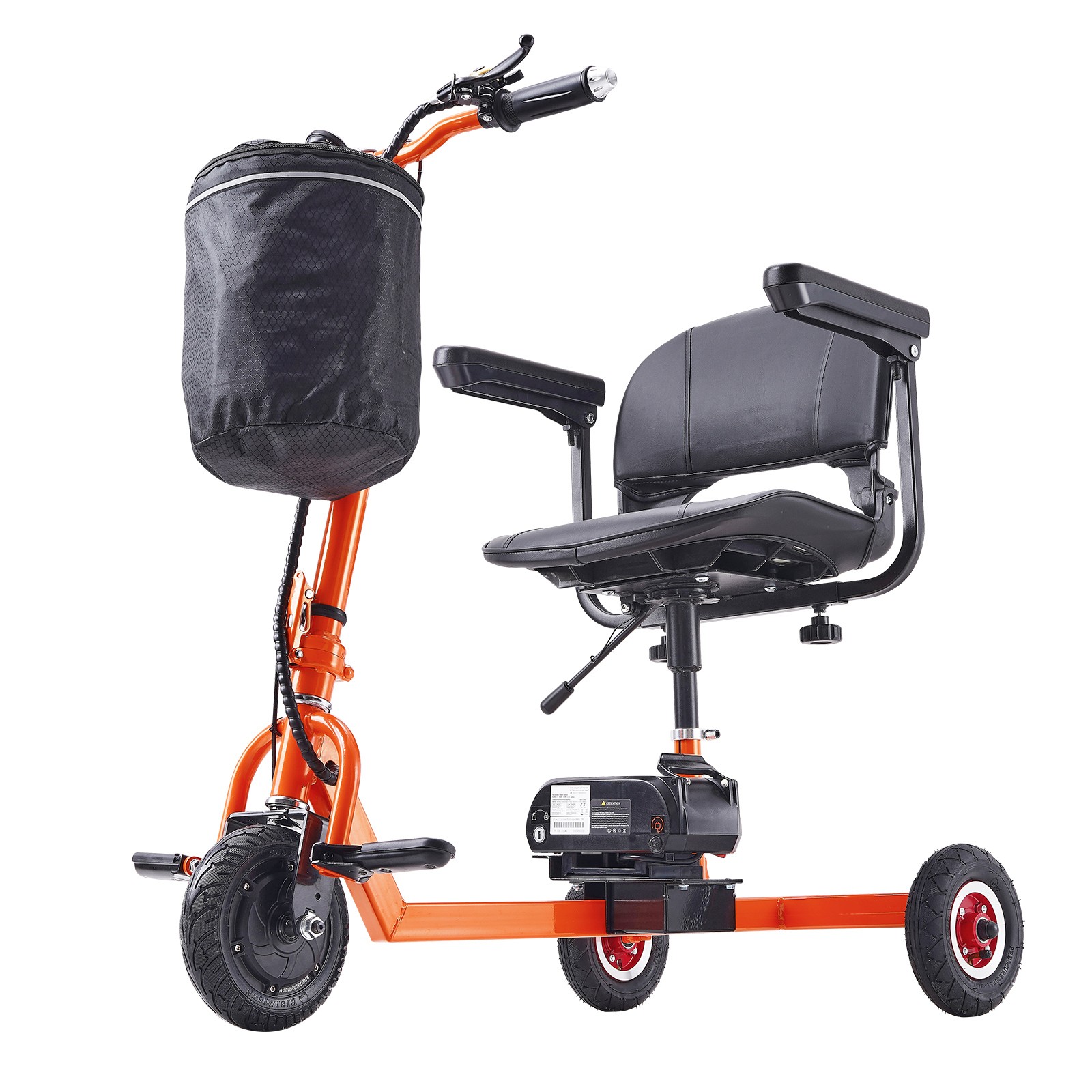Uimoso Portable 3-Wheel Mobility Scooter for Seniors, 12-Mile Range, 330 lbs