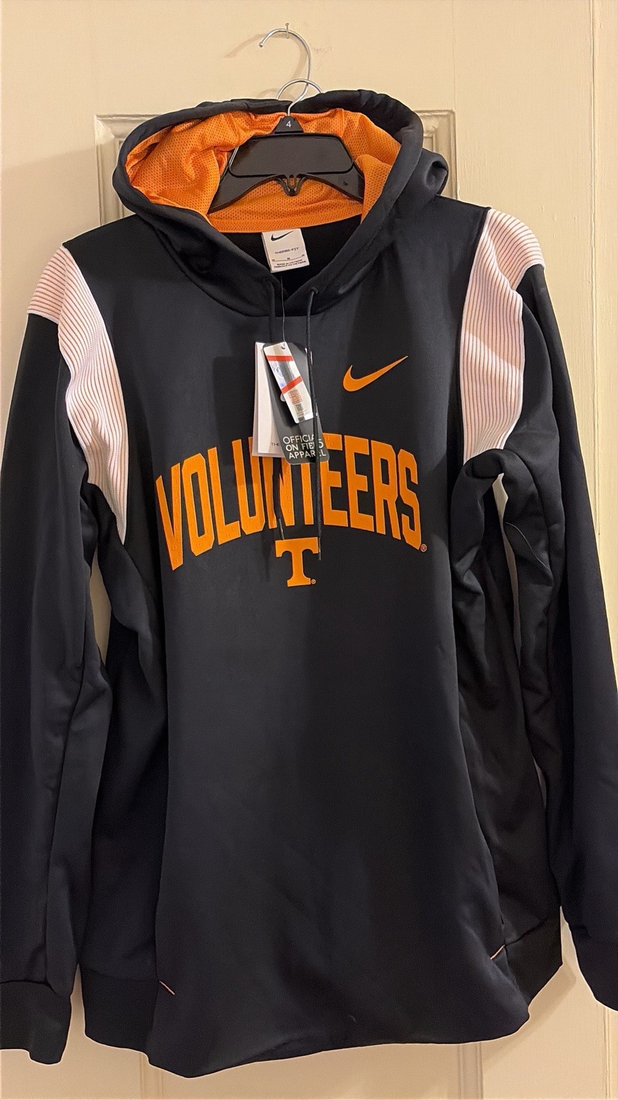 Nike Tennessee Volunteers Hoodie Black Therma Fit Medium
