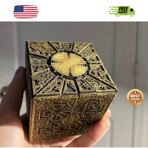 Hellraiser Puzzle Box 1:1 Lament Configuration – Moveable Horror Collectible Hellraiser Puzzle Box 1:1 Lament Configuration – Moveable Horror Collectible