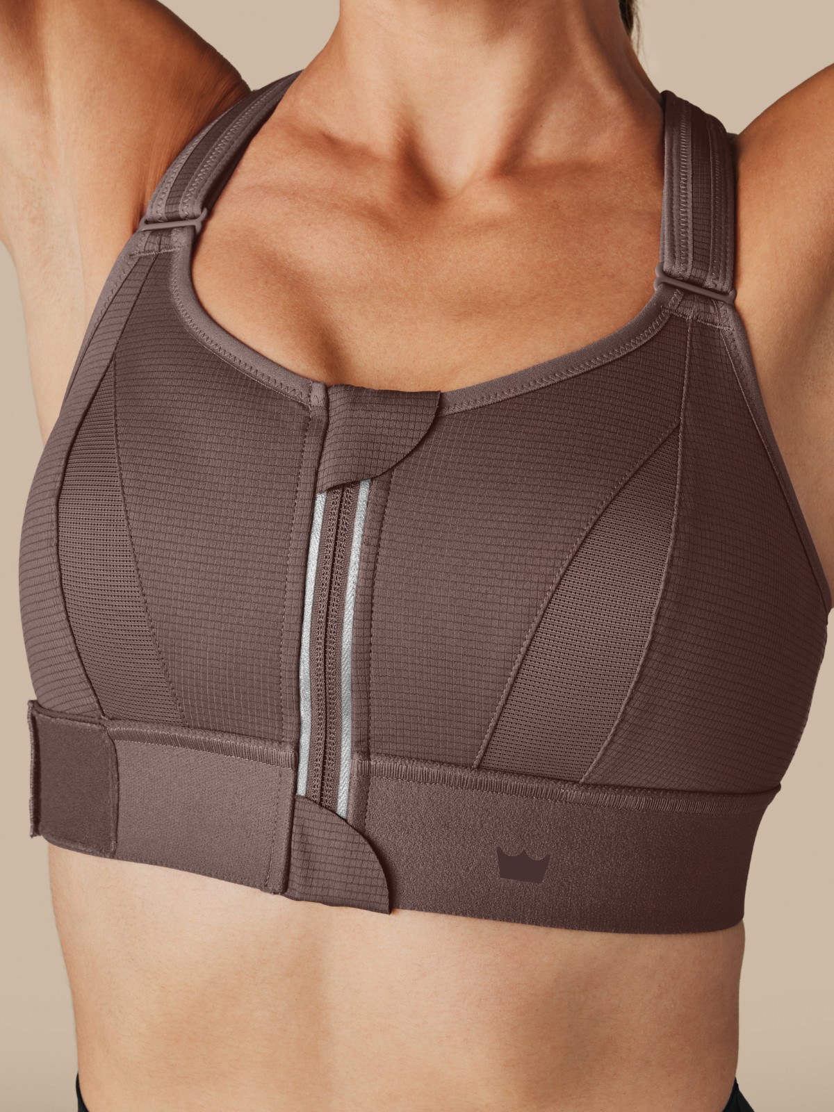 SHEFIT ULTIMATE Espresso Energy 1Luxe Fitness Sports Bra High Support