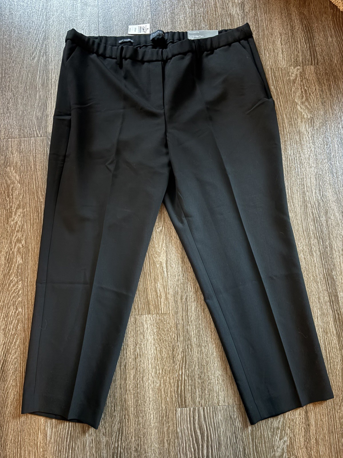 Talbots Women\'s Cambridge Pant 22 WP Petite Plus New Tags Career Minimalist Talbots Women\'s Cambridge Pant 22 WP Petite Plus New Tags Career Minimalist