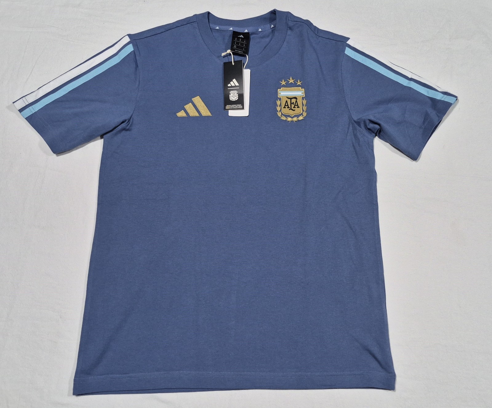 Adidas AFA Argentina DNA Shirt Men's JZ6296 National Team Shirt Football Soccer Adidas AFA Argentina DNA Shirt Men's JZ6296 National Team Shirt Football Soccer