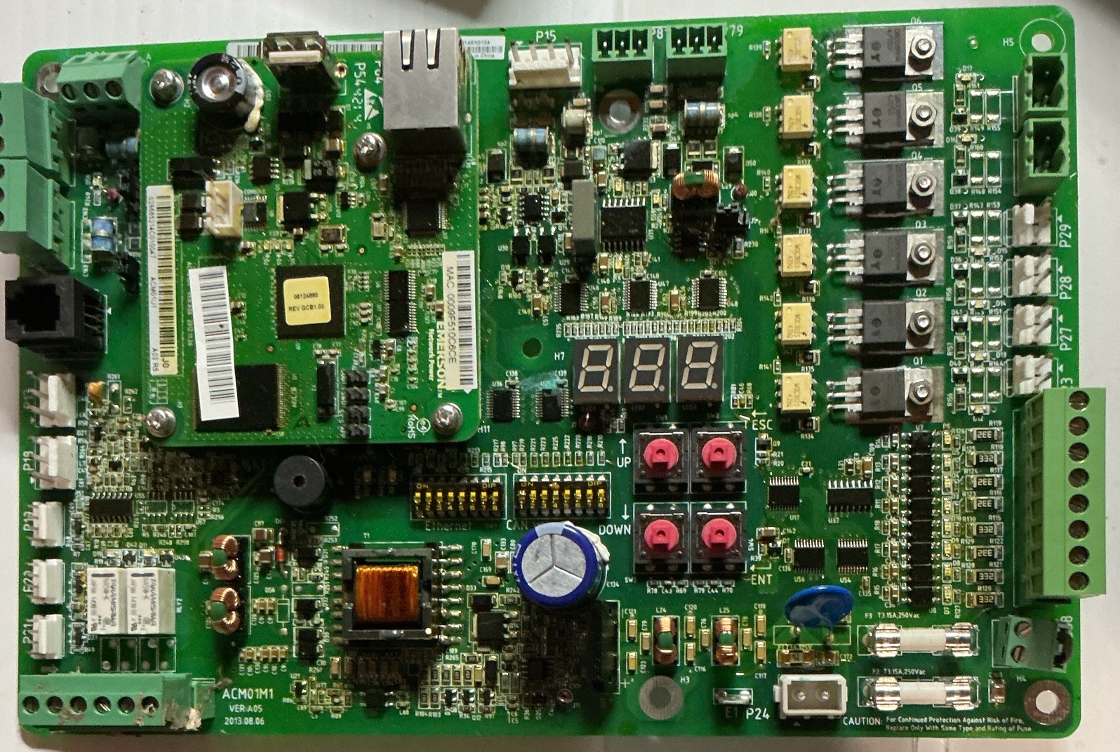 Liebert Emerson ACM01M1 VER A05 CRAC Control Board Assembly iCOM 301471P148X0104