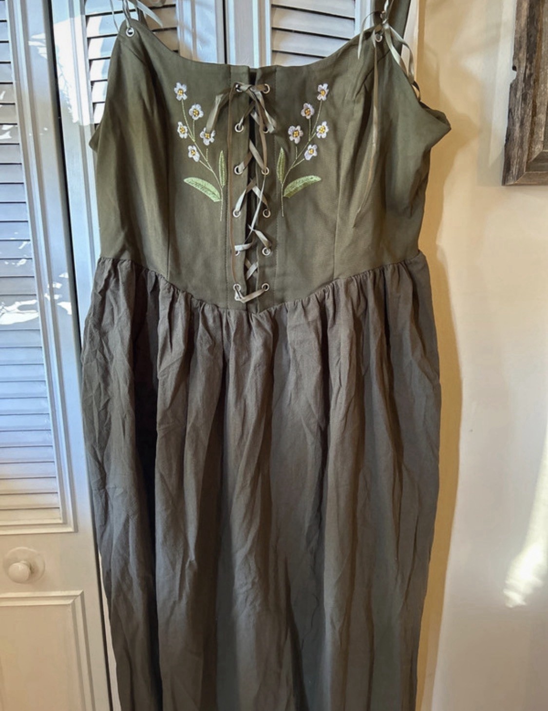 Romwe Wench Beer Girl Renaissance Maiden Dress Costume Plus Size 3XL NWT