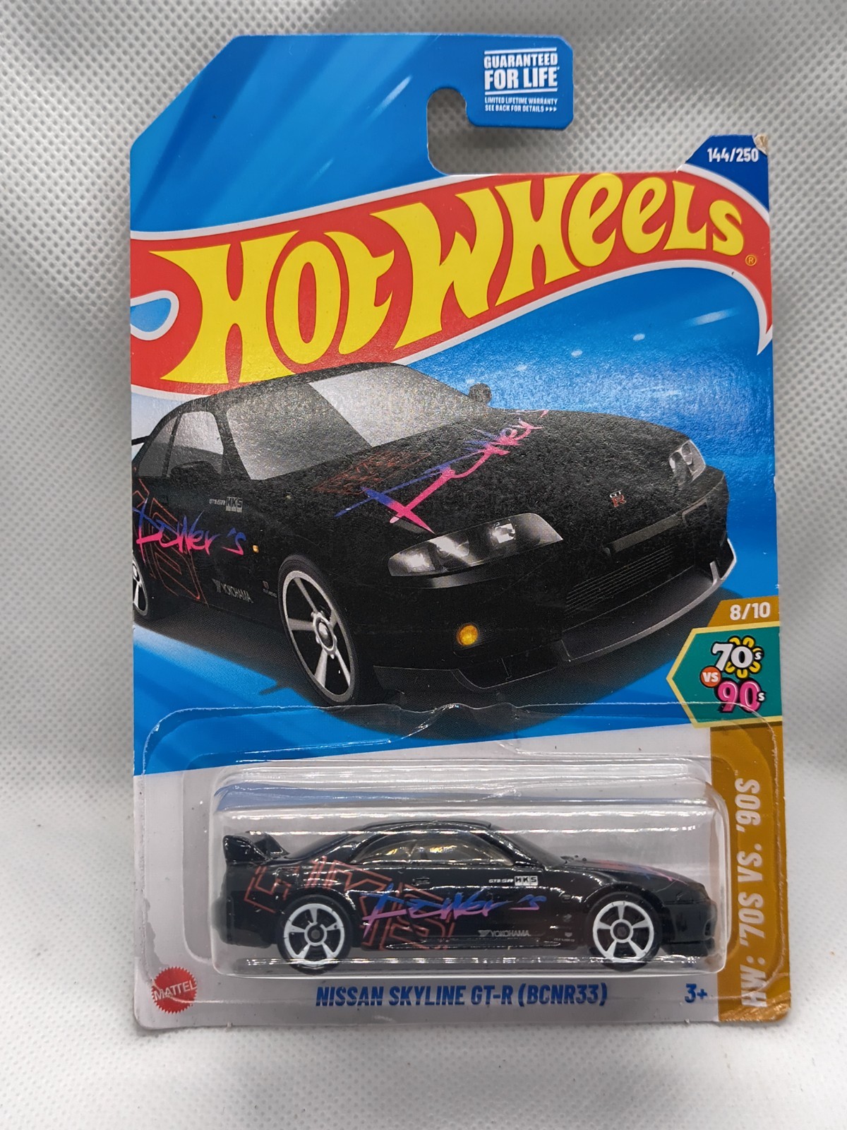 Hot Wheels 2025 HKS Nissan Skyline GT-R BCNR33 #144/250 ‘70s VS 90s
