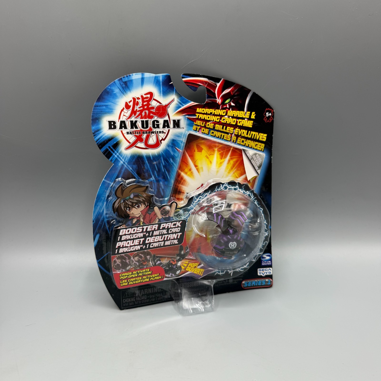 Bakugan Falconeer Black Darkus Translucent B1 Classic Battle Brawlers New Sealed