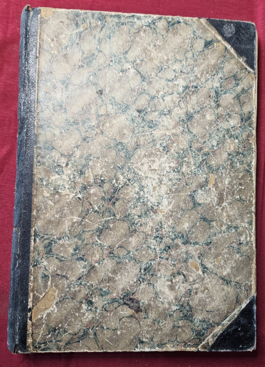 The Ecclesiastical Observer vol 29 bound volume, several old repairs, 1876