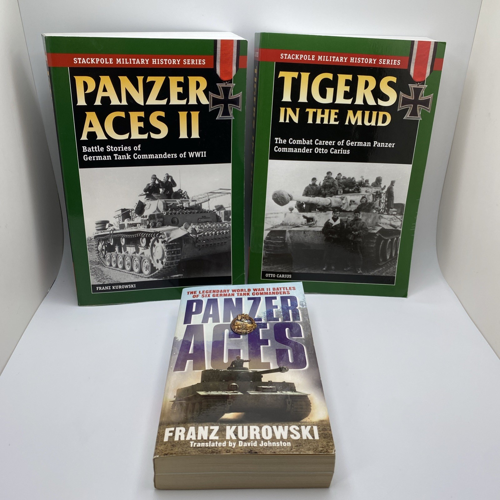 Tigers In The Mud, Panzer Aces I & II Paperback Stackpole Franz Kurowski Lot 3 Tigers In The Mud, Panzer Aces I & II Paperback Stackpole Franz Kurowski Lot 3
