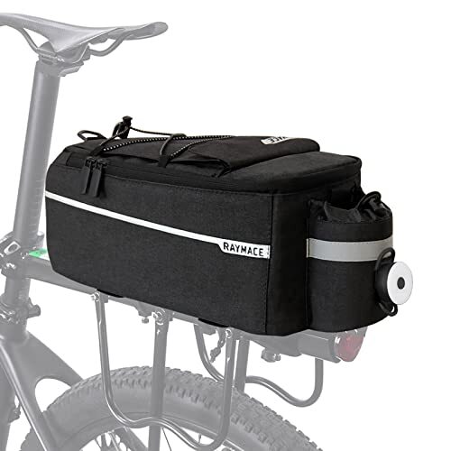 RAYMACE Bike Trunk Cooler Bag With Tail Light,Bicycle Assorted Sizes , Colors RAYMACE Bike Trunk Cooler Bag With Tail Light,Bicycle Assorted Sizes , Colors