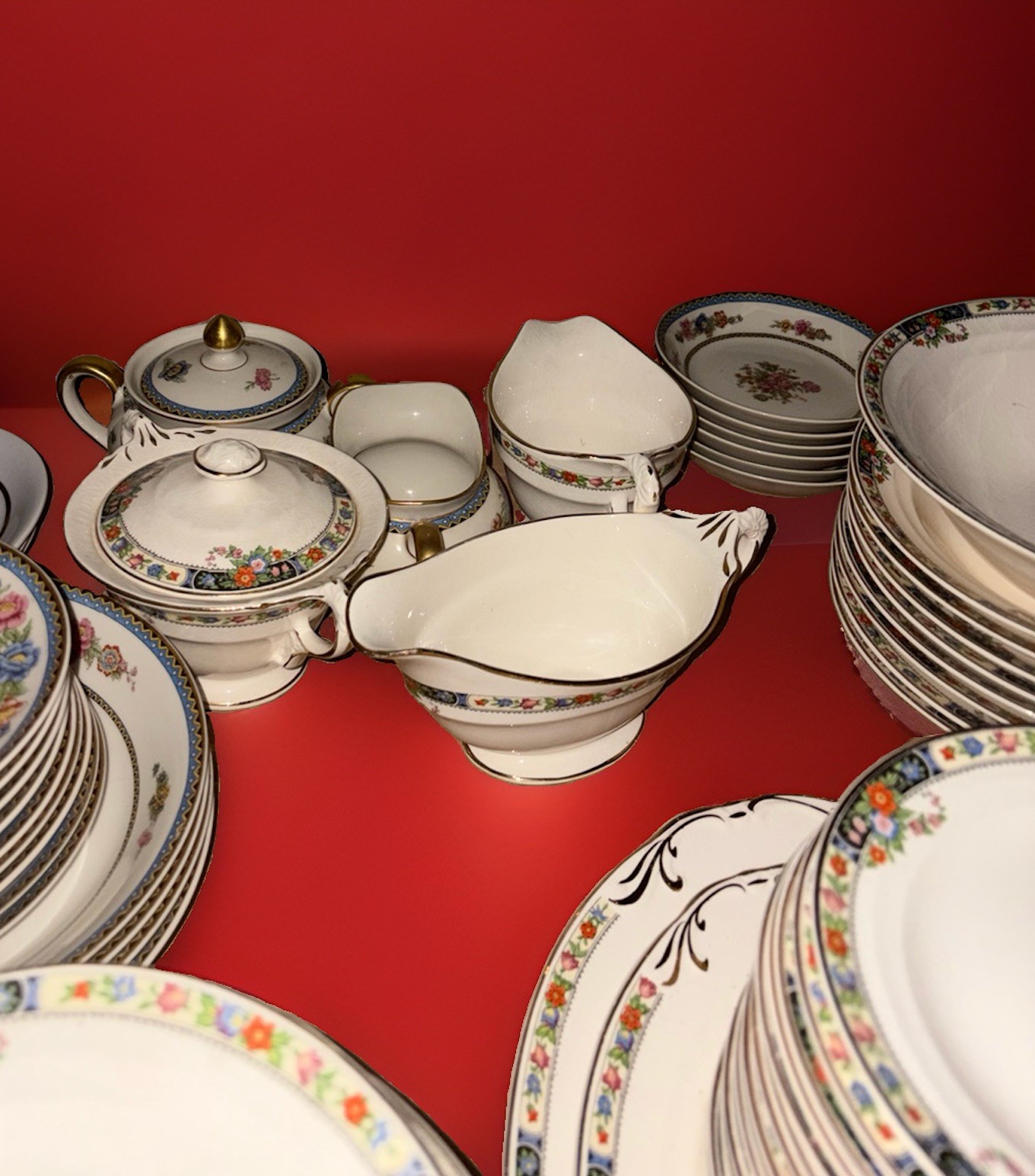 CH Field Haviland Limoges Eileen 97 Pc Finest French Ivory China GDA HTF