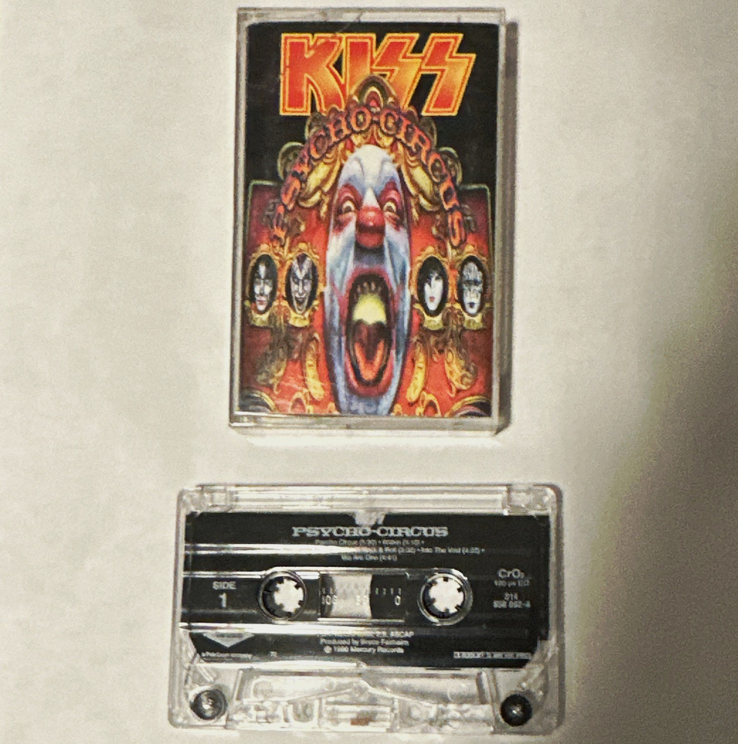 Kiss Psycho Circus Cassette Album Mercury 1998 314 558 992-4 Jewel Case TESTED Kiss Psycho Circus Cassette Album Mercury 1998 314 558 992-4 Jewel Case TESTED