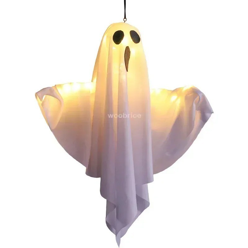 NEW Halloween Hanging Ghost Light Up Decor Flying Ghosts Outdoor Yard Prop Decor