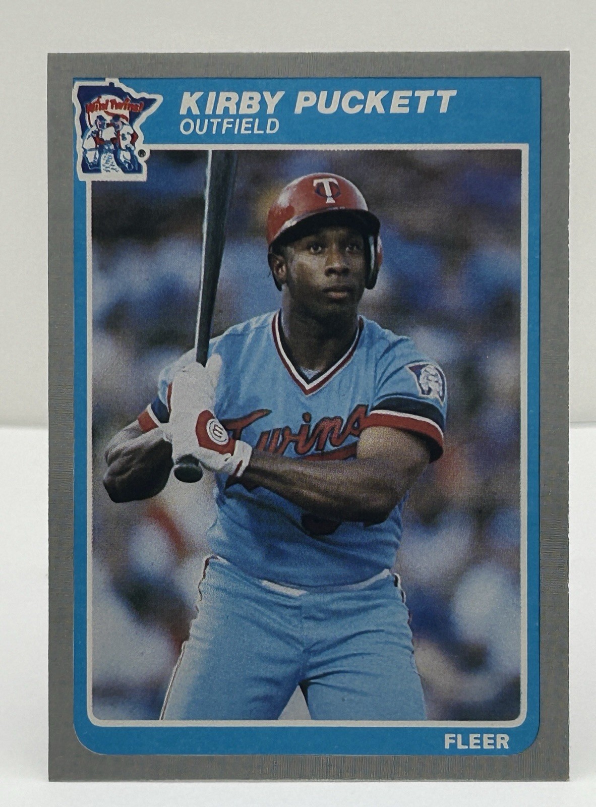 1985 Fleer - Kirby Puckett #286 (RC) Minnesota Twins, Baseball, Rookie, Fleer.
