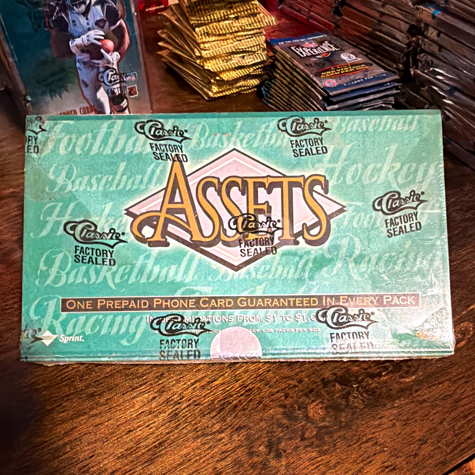 Classic 1996 Assets - Factory Sealed Trading Card Box - All Sports - 36 packs Classic 1996 Assets - Factory Sealed Trading Card Box - All Sports - 36 packs