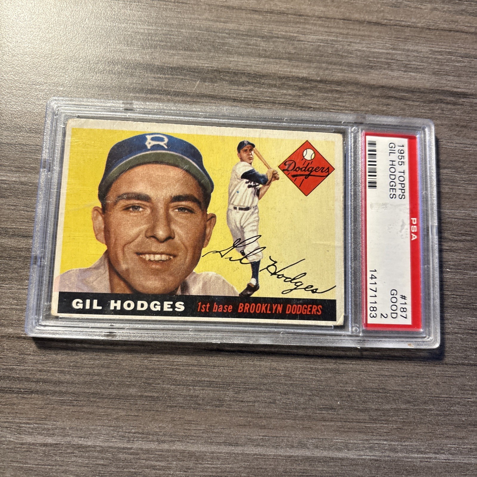 1955 Topps - High # Gil Hodges #187 1955 Topps - High # Gil Hodges #187