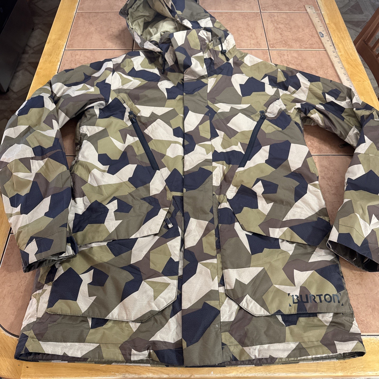Burton Dry Ride Snowboard SKI Multicolor Jacket Camo Mens Sz Medium Coat Burton Dry Ride Snowboard SKI Multicolor Jacket Camo Mens Sz Medium Coat