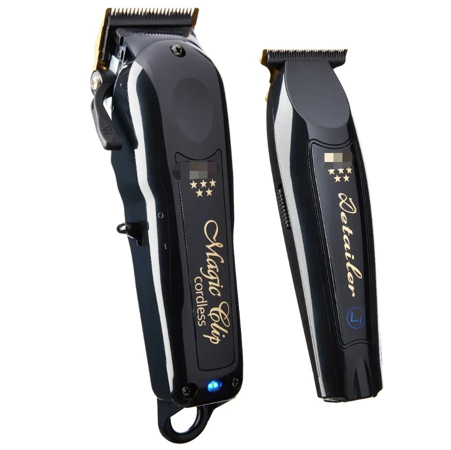 Wahl 5 Star Black Cordless Magic Clip Clipper & Detailer Trimmer Combo 3025397