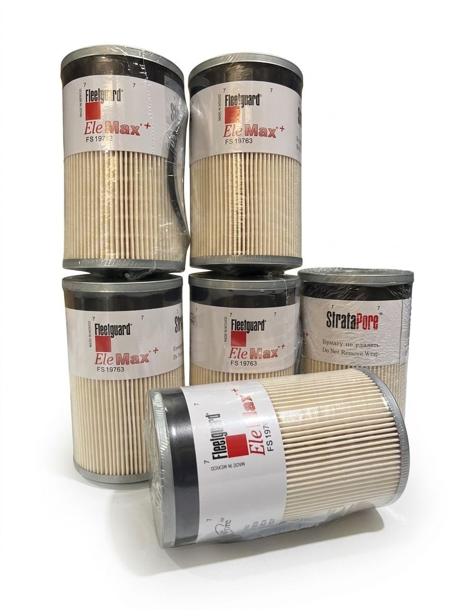 6 PACK FS19763 Fleetguard Fuel Water Separator PF9814; P550850;L9763FXL, 33763