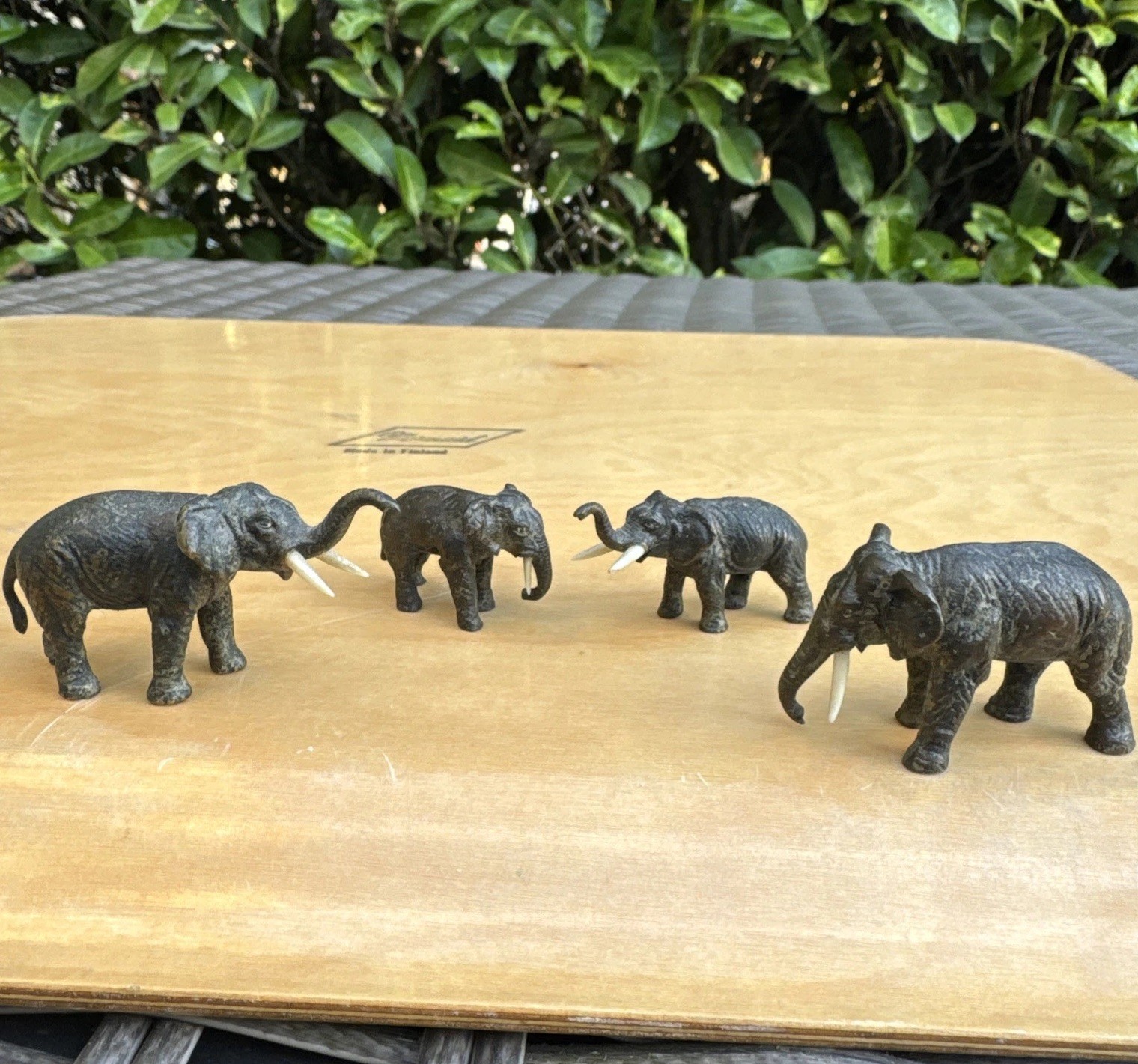 4 Antique Austrian Vienna bronze Cold Painted Elephant Franz Bergman style 4 Antique Austrian Vienna bronze Cold Painted Elephant Franz Bergman style