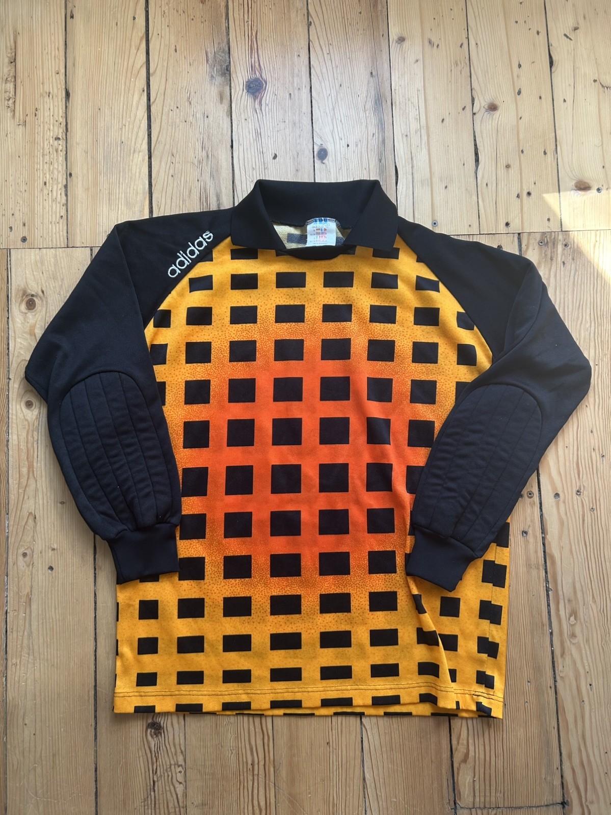 Vintage 80\'s Adidas Football Goalkeeper Template Shirt Soccer Jersey Mens Size S