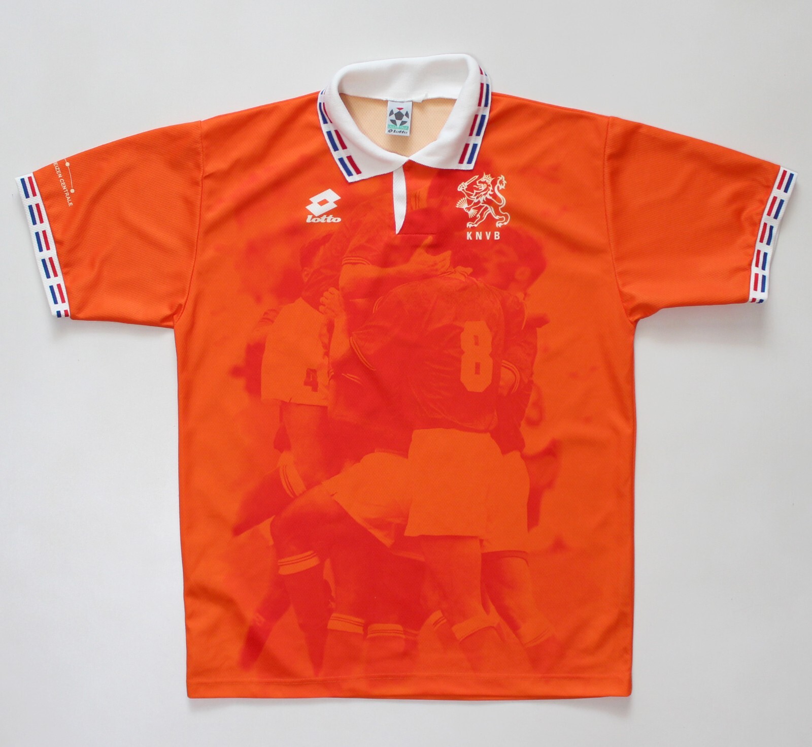 Vintage 1996 - 1997 Netherlands Home Football Shirt Jersey (size XL)