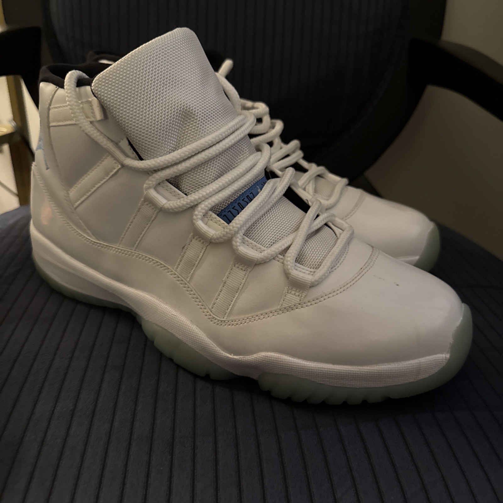 Air Jordan 11 Retro Legend Blue Columbia 2014 Men’s Size 13 No Box 378037-117