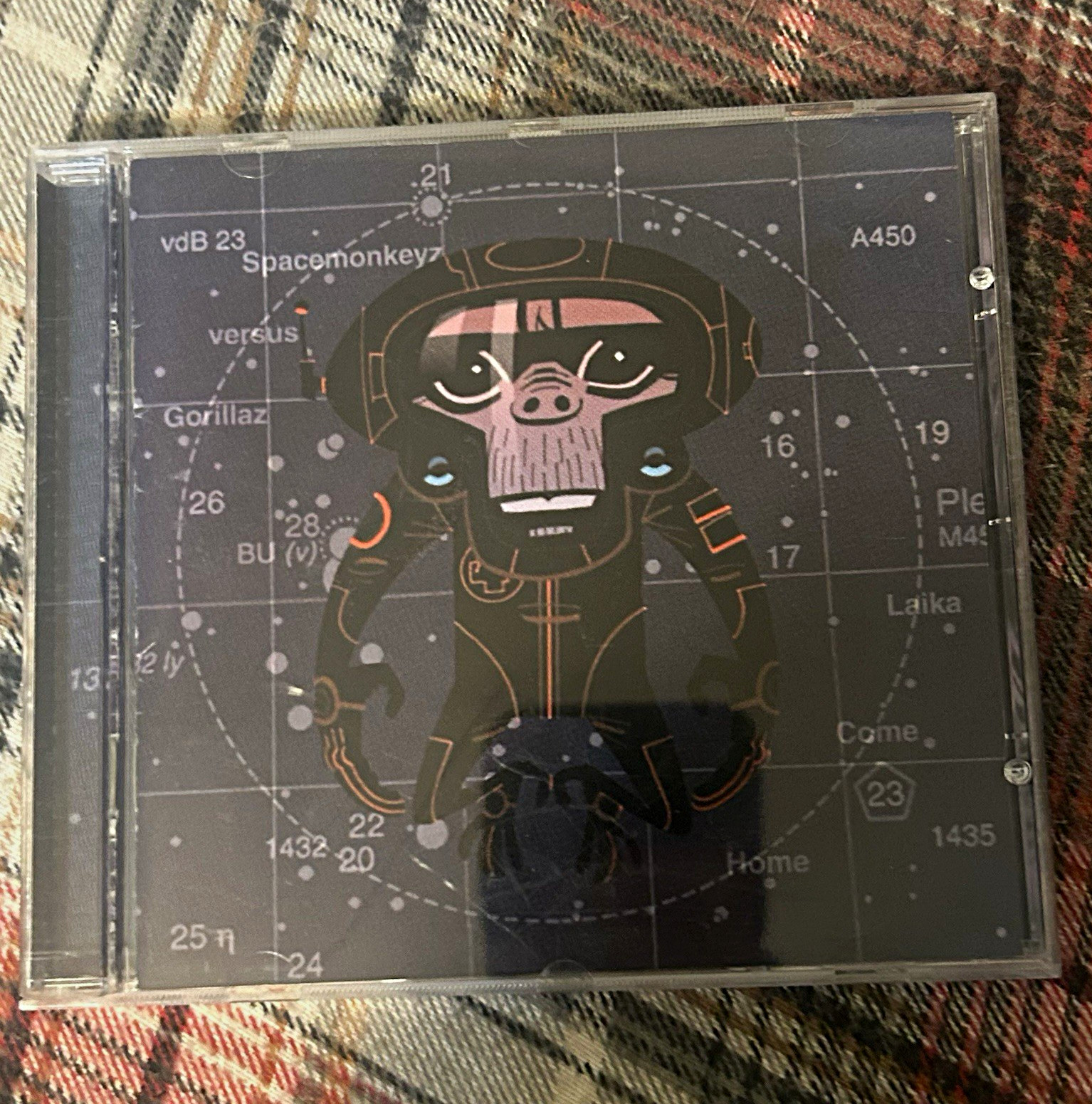 Spacemonkeyz vs Gorillaz Laika Come Home CD Album 2002 Dub Astralwerks Spacemonkeyz vs Gorillaz Laika Come Home CD Album 2002 Dub Astralwerks
