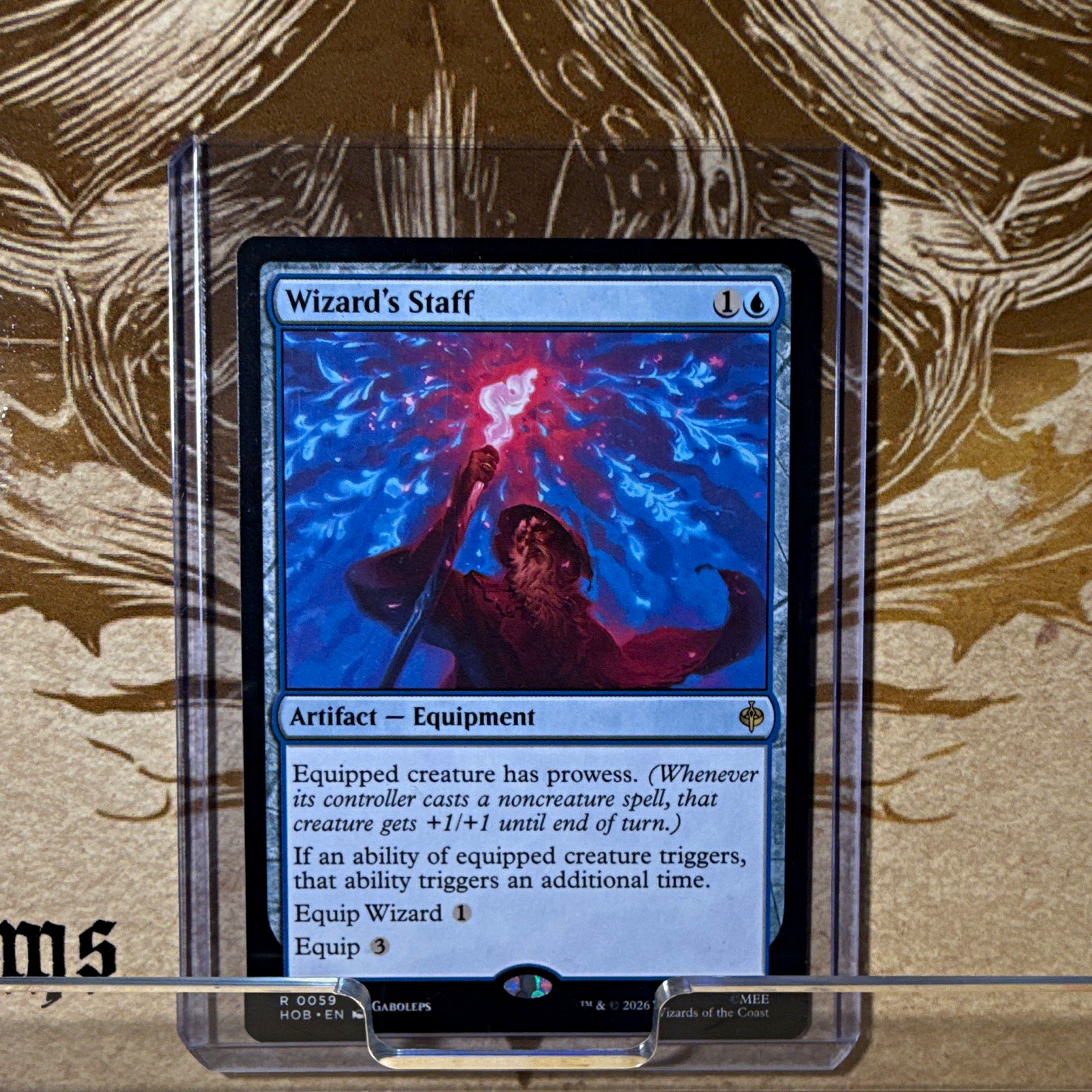 Wizards of the Coast MTG Wizard's Staff ENG R0059 HOB Wizards of the Coast MTG Wizard's Staff ENG R0059 HOB
