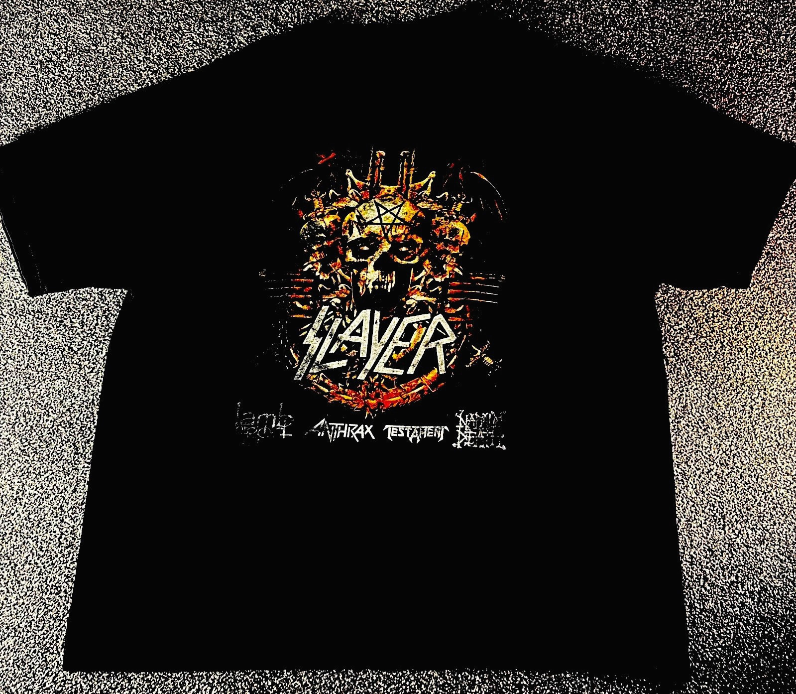 Slayer 2018 Farewell Tour T-Shirt Black Size 2XL Sacramento Ca. Metal Band Merch
