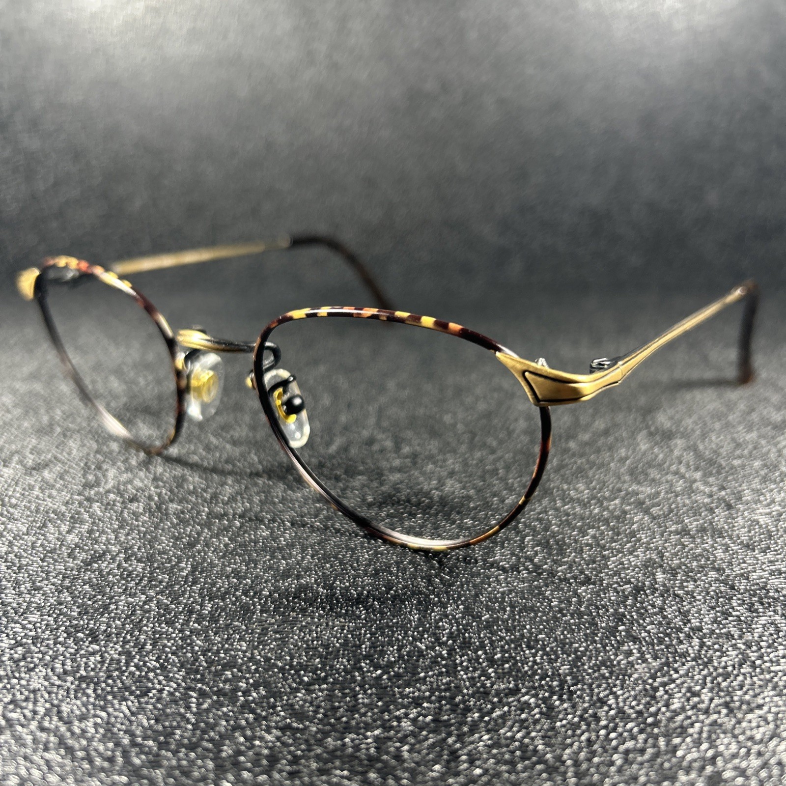 NEW Vintage Calvin Klein Eyeglasses CK312 553 Brushed Gold Tortoise 50-21-130