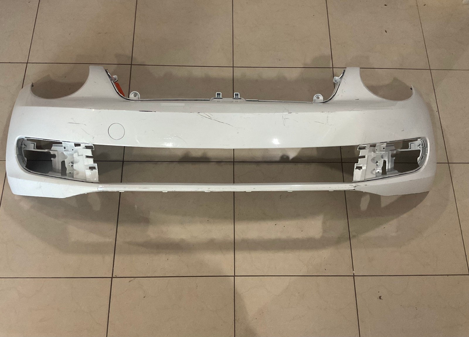Front Bumper Volkswagen Beetle White 2012-2016 CAPA 
