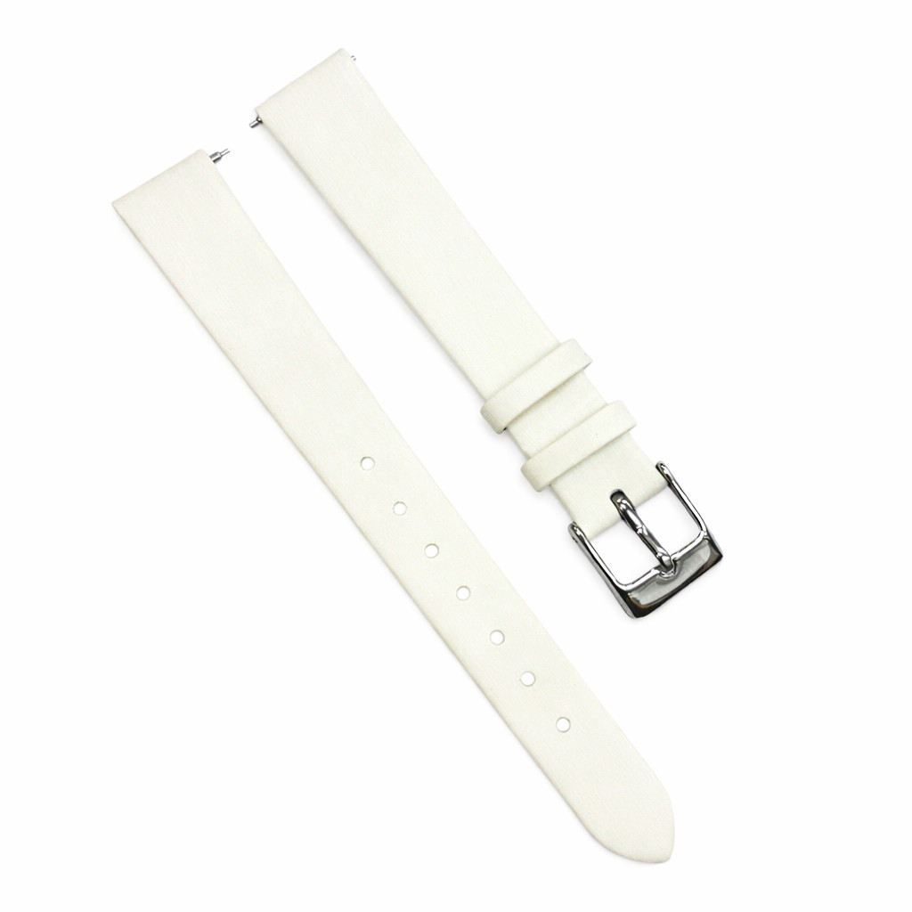 Satin Watch Bands w Quick Release pins White(12mm, 14mm, 16mm, 18mm, 20mm) Satin Watch Bands w Quick Release pins White(12mm, 14mm, 16mm, 18mm, 20mm)