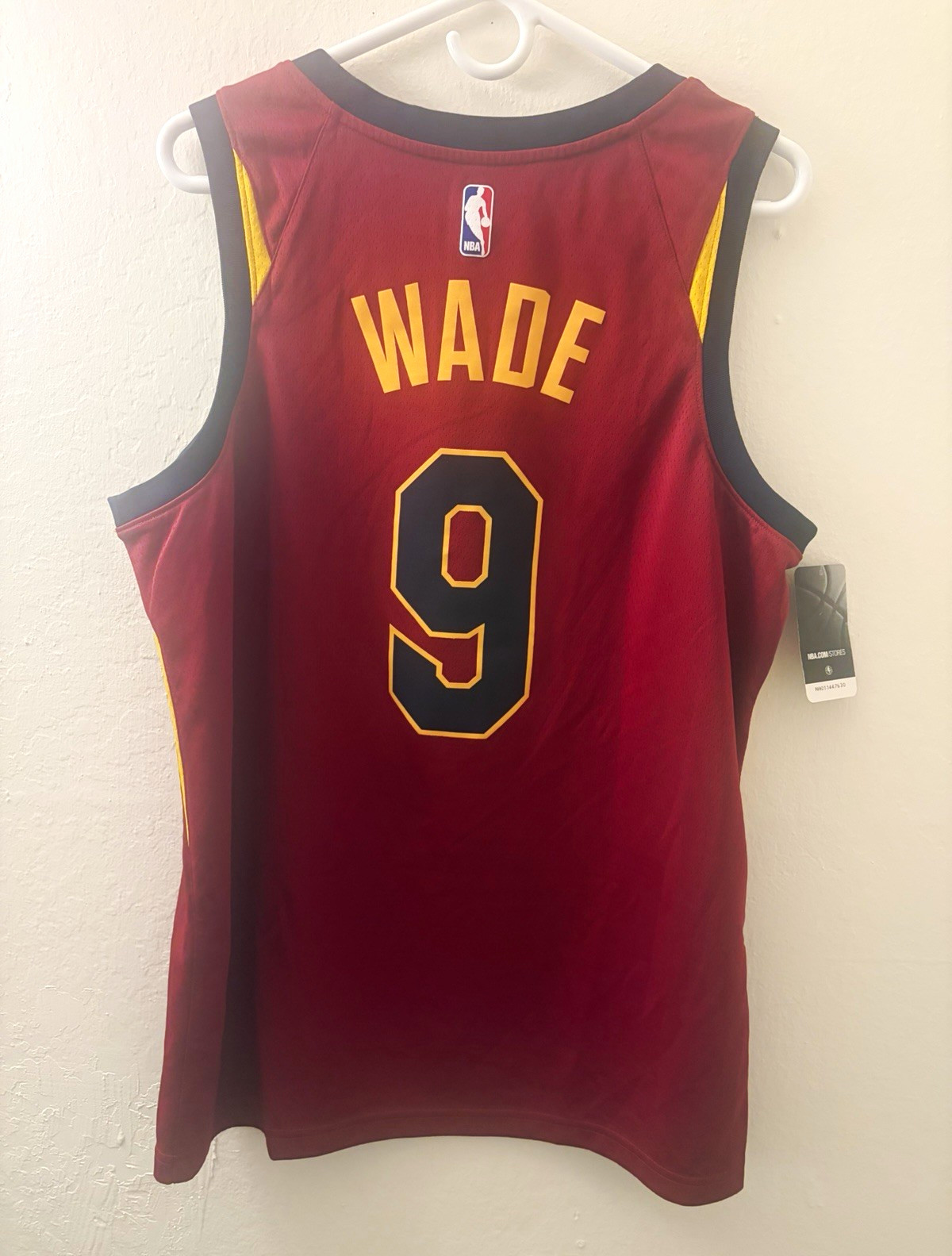 Nike Dwyane Wade Cleveland Cavaliers NBA #9 2017 ICON Basketball Jersey Men’s 48