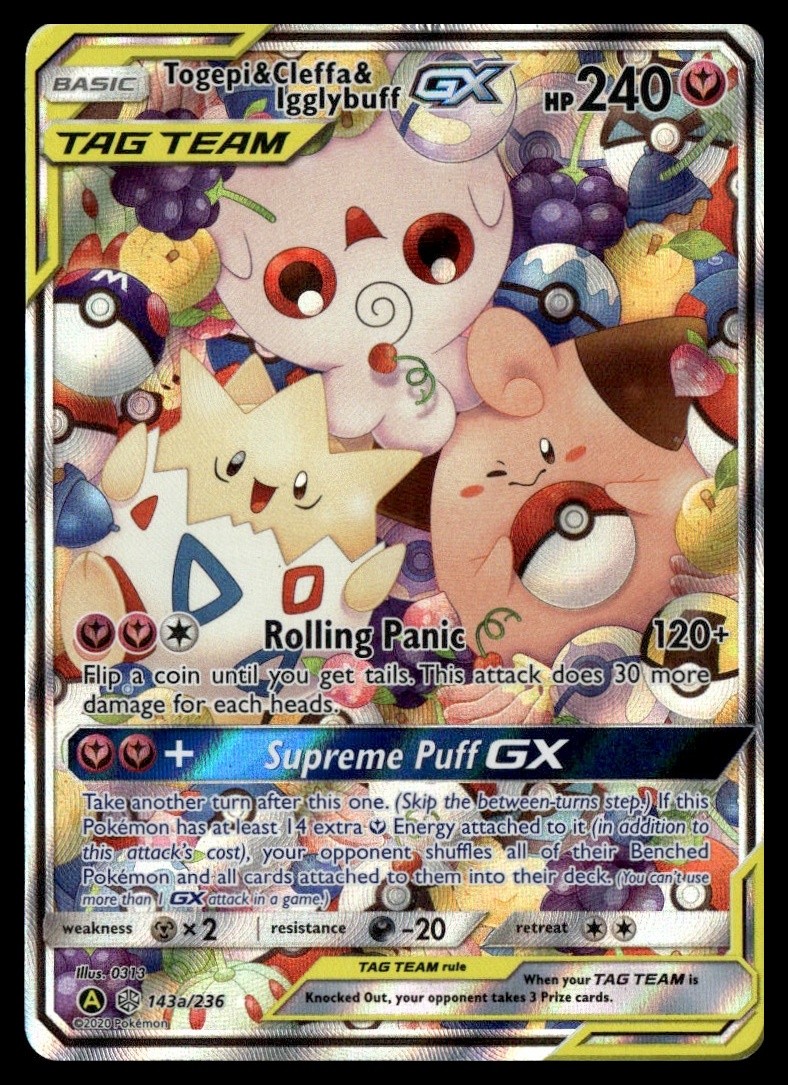 Togepi & Cleffa & Igglybuff GX Ultra Rare Small But Mighty HP