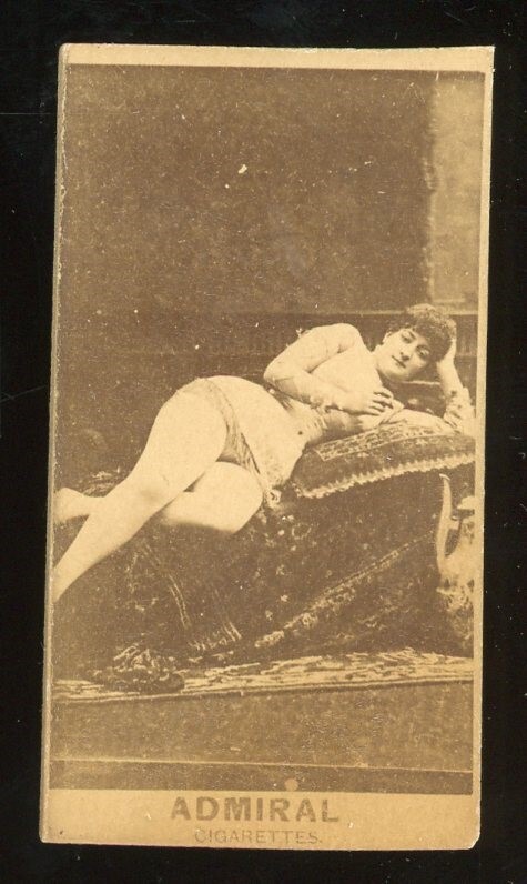 1880s N392 Admiral Tobacco Cigarettes Actresses #107 Female Subject