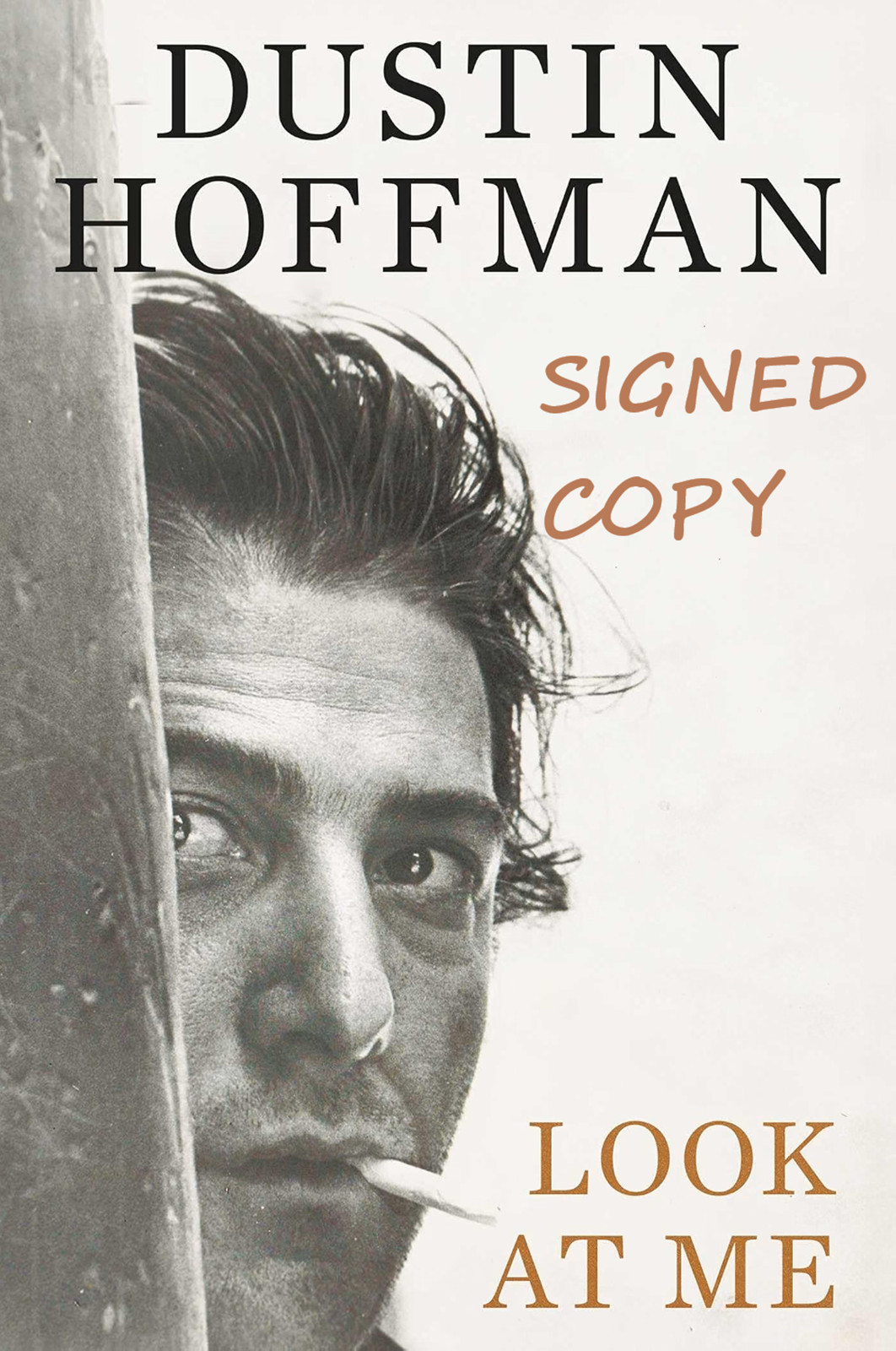 PRESALE Signed Dustin Hoffman Look At Me US First Oscar Rain Man PRESALE