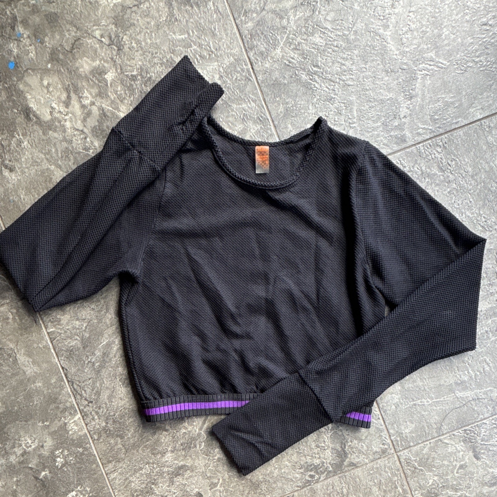 Maaji Women’s Long Sleeve Activewear Crop Top Size M M