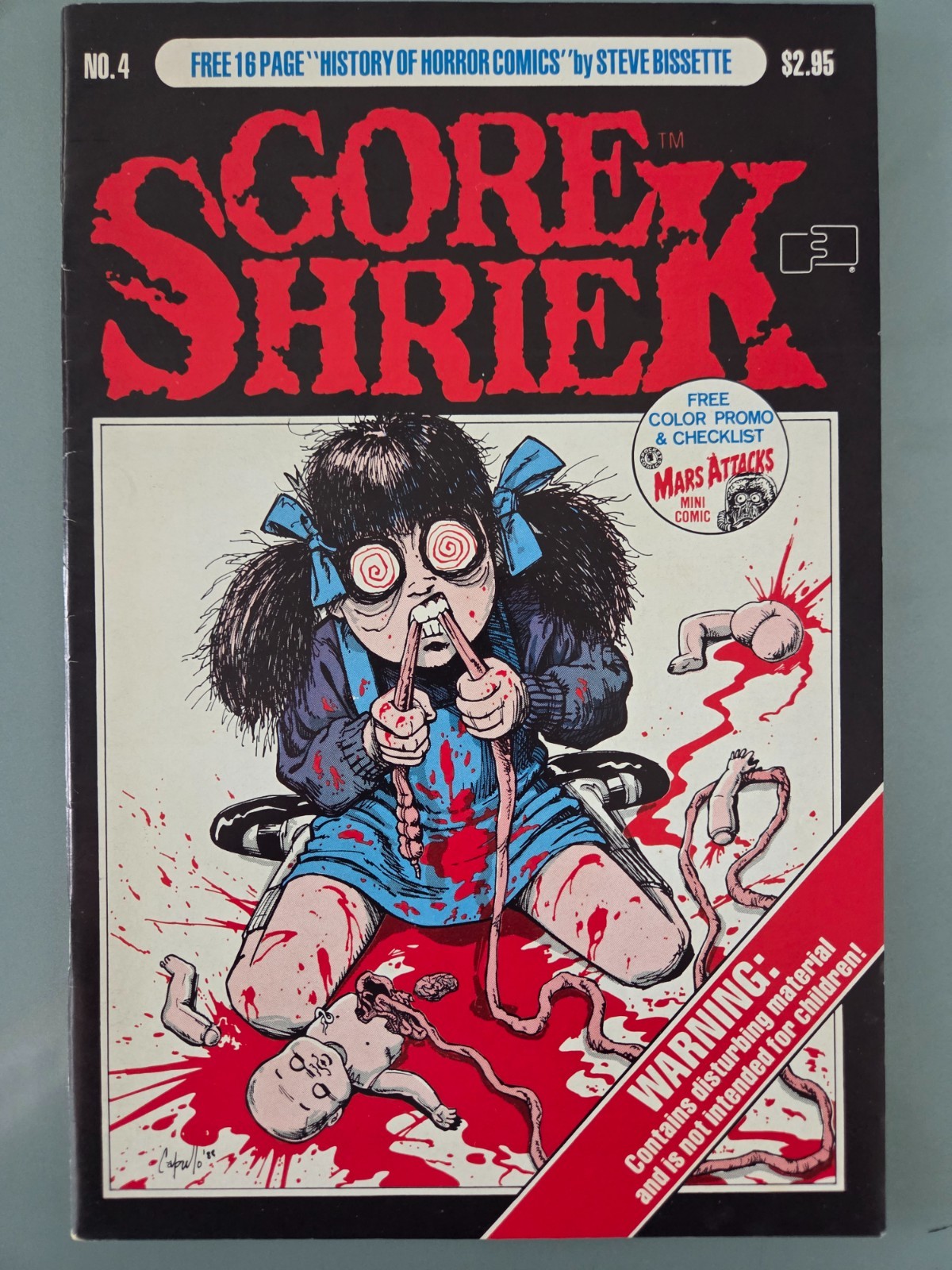GORE SHRIEK #4 (1988) FANTACO COMICS HORROR 1ST GREG CAPULLO COVER RARE NICE GORE SHRIEK #4 (1988) FANTACO COMICS HORROR 1ST GREG CAPULLO COVER RARE NICE