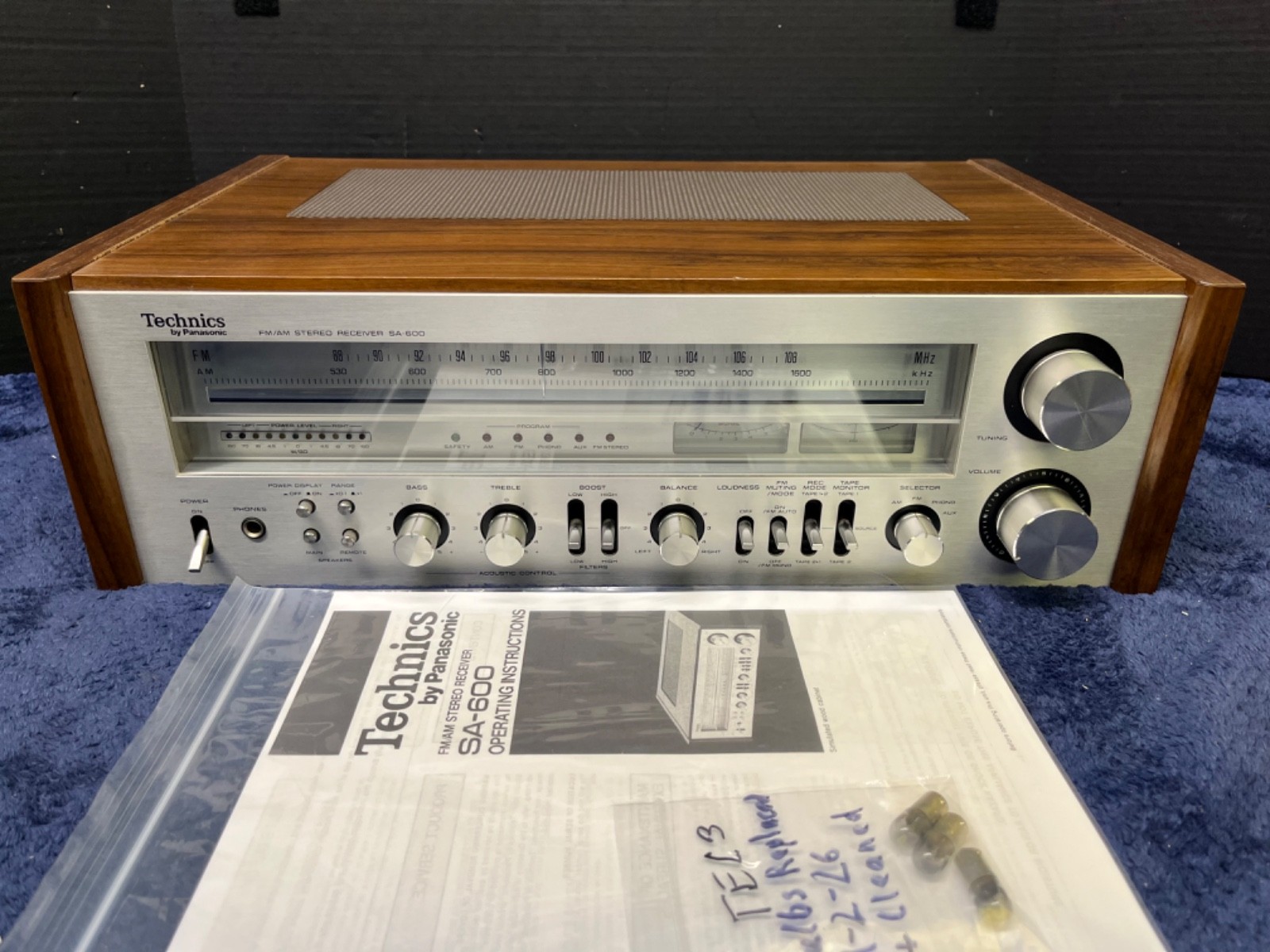 _-SUPERB & CHOICE-_ Technics SA-600 Stereo Receiver Tuner Amplifier 70WPC