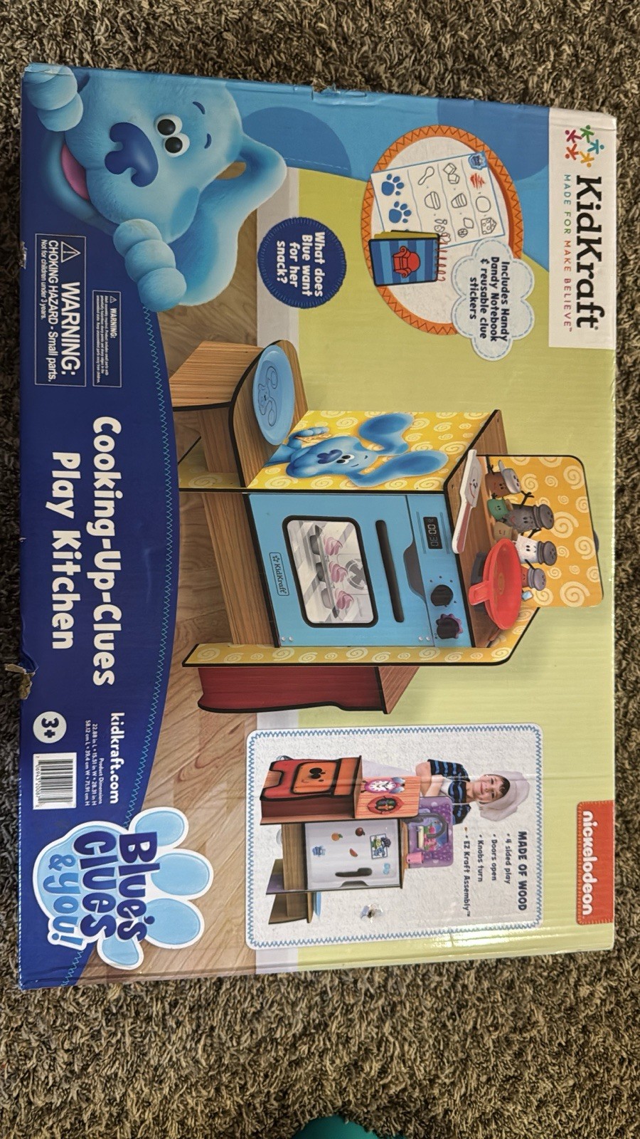 KidKraft Blue\'s Clues :Cooking-Up-Clues Wooden Play Kitchen w/Handy Dan KidKraft Blue\'s Clues :Cooking-Up-Clues Wooden Play Kitchen w/Handy Dan