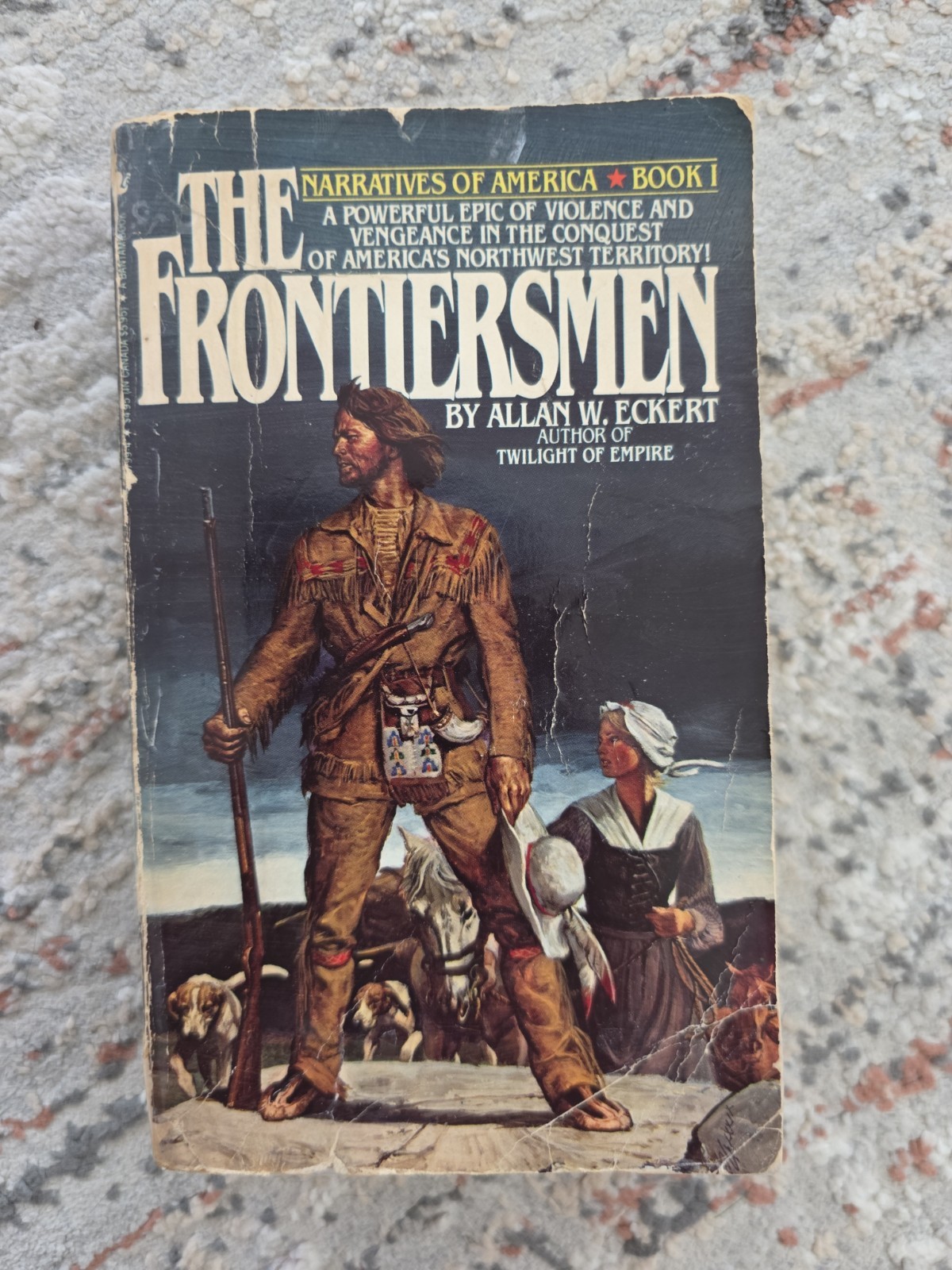 Allan Eckert THE FRONTIERSMEN vintage 1989 18th prtg PB