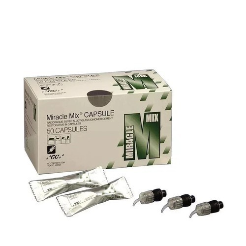 GC Miracle Mix Caps Metal-Reinforced Crown & Core Build-Up 50/Pkg GC Miracle Mix Caps Metal-Reinforced Crown & Core Build-Up 50/Pkg