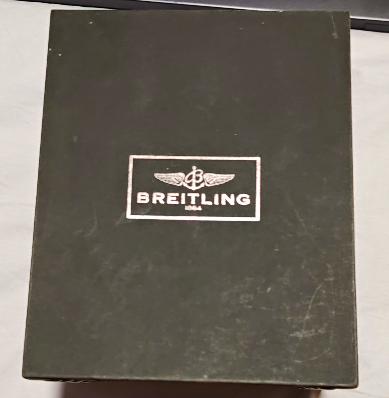 Breitling Super Avenger Presentation Box Set Black Case Yellow Papers COSC Breitling Super Avenger Presentation Box Set Black Case Yellow Papers COSC